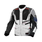 Geacă textil impermeabilă touring/adventure Macna Flexodus gri/negru