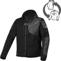 Geacă de vară textil damă Macna Distec negru