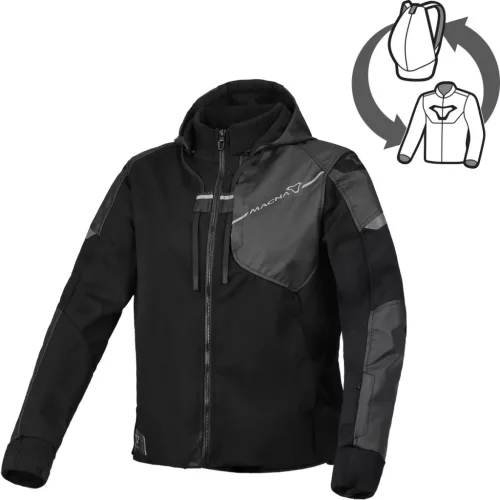 Geacă de vară textil damă Macna Distec negru
