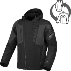 Geacă textil impermeabilă Macna Angle 2.0 negru