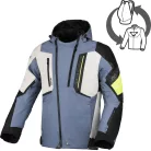 Geacă textil impermeabilă Macna Angle 2.0 gri/galben fluo