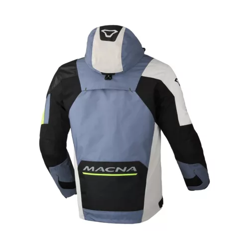 Geacă textil impermeabilă Macna Angle 2.0 gri/galben fluo