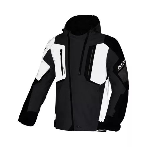 Geacă textil impermeabilă Macna Angle 2.0 gri/galben fluo