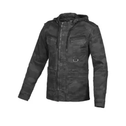Geacă de protectie textil Macna Combat gri camo