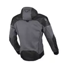 Geacă de vară textil Macna Distec negru/gri închis