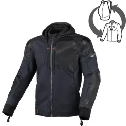 Geacă de vară textil Macna Distec albastru/negru
