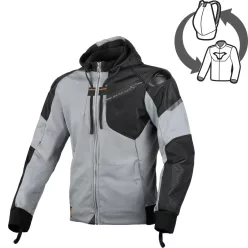 Geacă de vară textil Macna Distec gri/negru