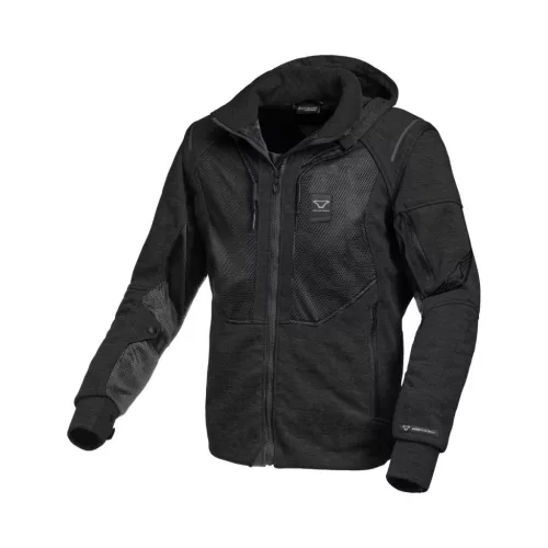 Hanorac de vară cu protectii Macna Breeze negru