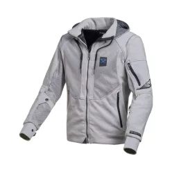 Hanorac de vară cu protectii Macna Breeze gri deschis