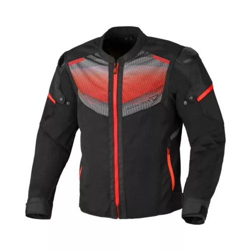 Geacă textil de vară Macna Orcano 2.0 negru/roșu