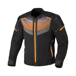 Geacă textil de vară Macna Orcano 2.0 negru/portocaliu