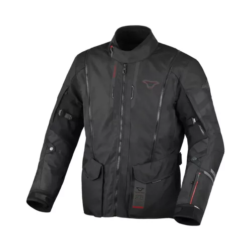 Geacă textil impermeabilă touring/adventure Macna Air Hybrid 2.0 negru