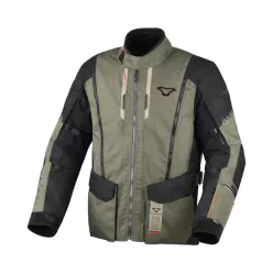   Geacă textil impermeabilă touring/adventure Macna Air Hybrid 2.0 verde/negru