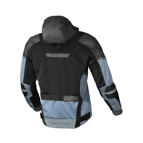 Geacă textil sport/touring Macna Rebelite negru/gri