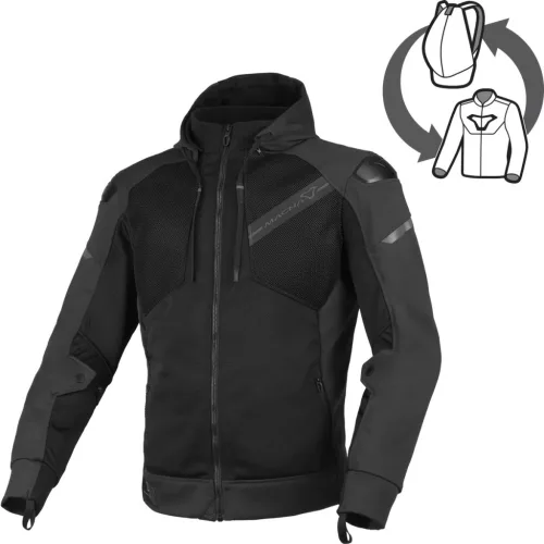 Geacă textil de vară Macna Brero negru