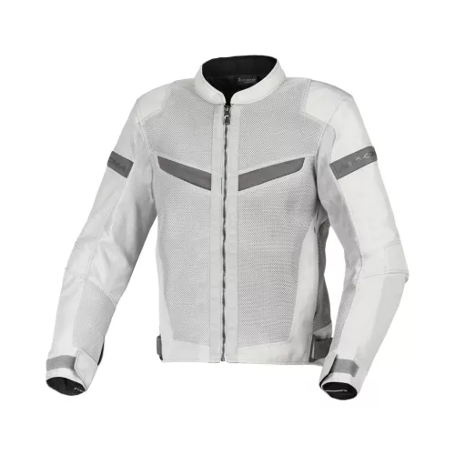 Geacă textil de vară Macna Velotura gri deschis