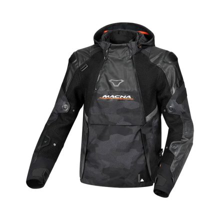 Geaca Textil Sport/Touring Impermeabila Macna Bradical L Negru/Portocaliu