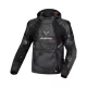 Geacă textil sport/touring impermeabilă Macna Bradical negru/portocaliu