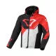 Geacă softshell de vară Macna Atracor Design negru/roșu/alb