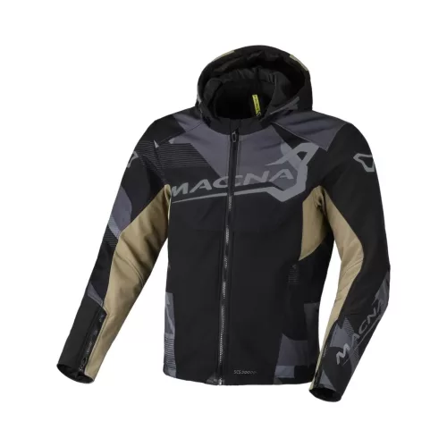 Geacă softshell de vară Macna Atracor Design negru/bej