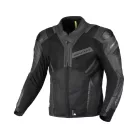 Geacă de vară piele/textil Macna Galvic negru