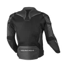Geacă de vară piele/textil Macna Galvic negru