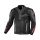 Geacă de vară piele/textil Macna Galvic negru/roșu