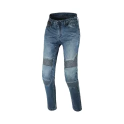 Blugi moto Cordura® damă Macna Individa 2.0 albastru