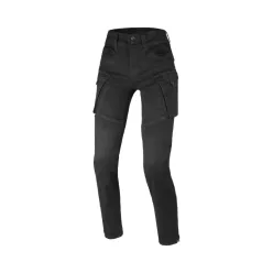 Blugi moto Covec® damă Macna Duplan negru