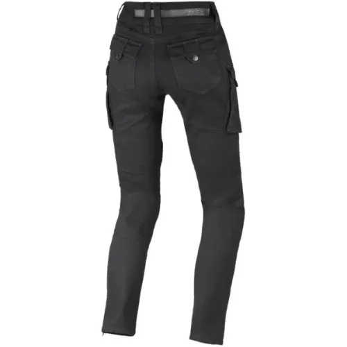 Blugi moto Covec® damă Macna Duplan negru