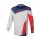 Tricou cross-enduro Macna BACKYARD-1 alb/albastru/roșu