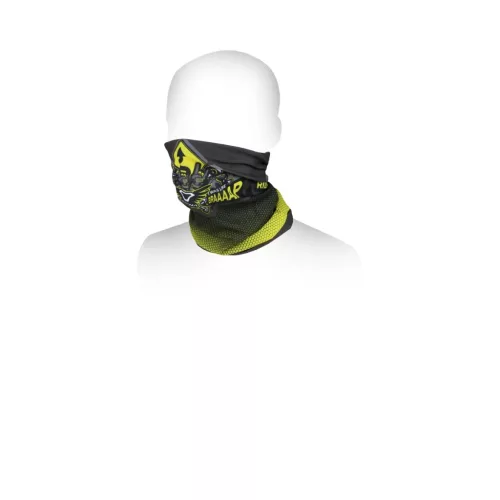 Bandana Macna Summer Tube galben fluo/negru
