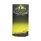 Bandana Macna Summer Tube galben fluo/negru