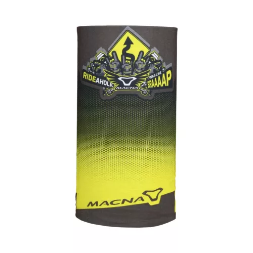 Bandana Macna Summer Tube galben fluo/negru