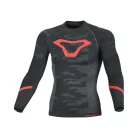 Bluză functionala Macna Winter negru/gri/roșu
