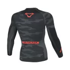 Bluză functionala Macna Winter negru/gri/roșu