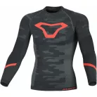 Bluză functionala Macna Winter negru/gri/roșu