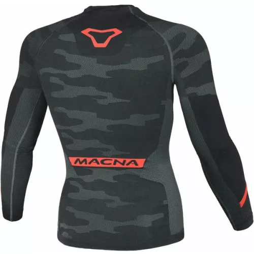 Bluză functionala Macna Winter negru/gri/roșu