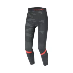   Pantaloni functionali Macna Base Layer All Season negru/gri/roșu