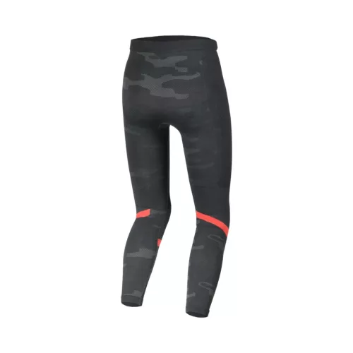 Pantaloni functionali Macna Base Layer All Season negru/gri/roșu