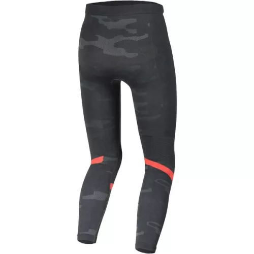 Pantaloni functionali Macna Base Layer All Season negru/gri/roșu