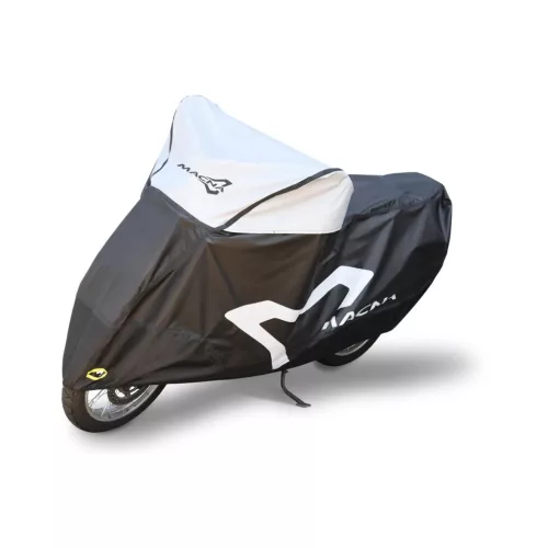 Husă moto impermeabilă Macna Mantle Premium negru/gri