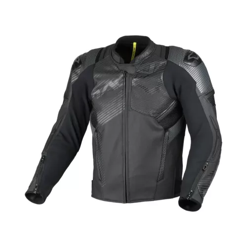 Geacă de piele sport Macna Ignite negru