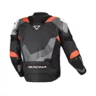 Geacă de piele sport Macna Ignite negru/roșu/alb