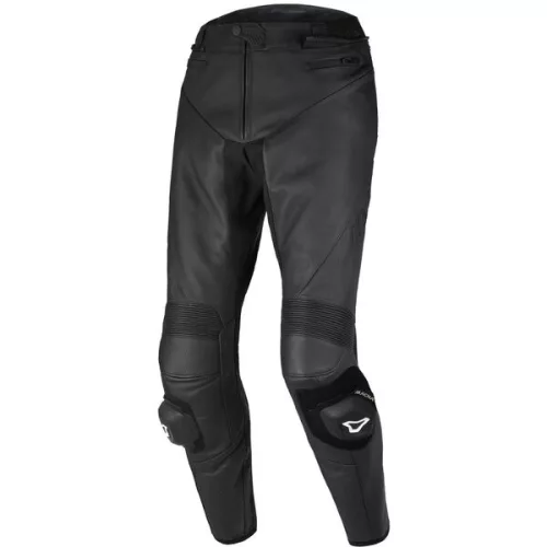 Pantaloni de piele sport/touring Macna Ovito negru