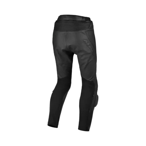 Pantaloni de piele damă sport/touring Macna Ovita negru