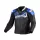 Geacă de piele sport Macna Blitz negru/albastru