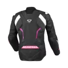 Geacă de piele sport damă Macna Blitz negru/roz