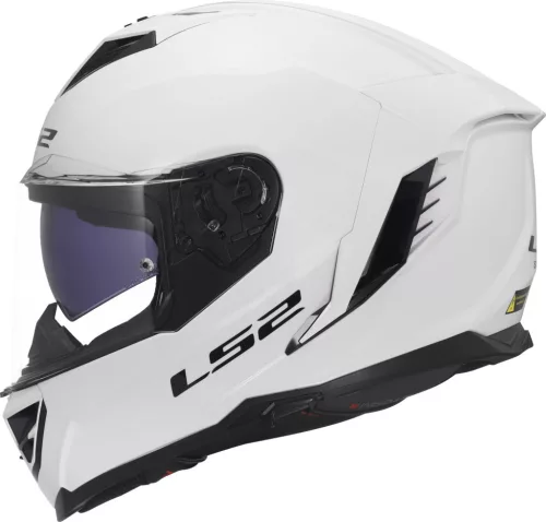 Cască LS2 FF818 Storm III Solid alb lucios