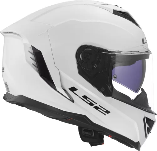 Cască LS2 FF818 Storm III Solid alb lucios